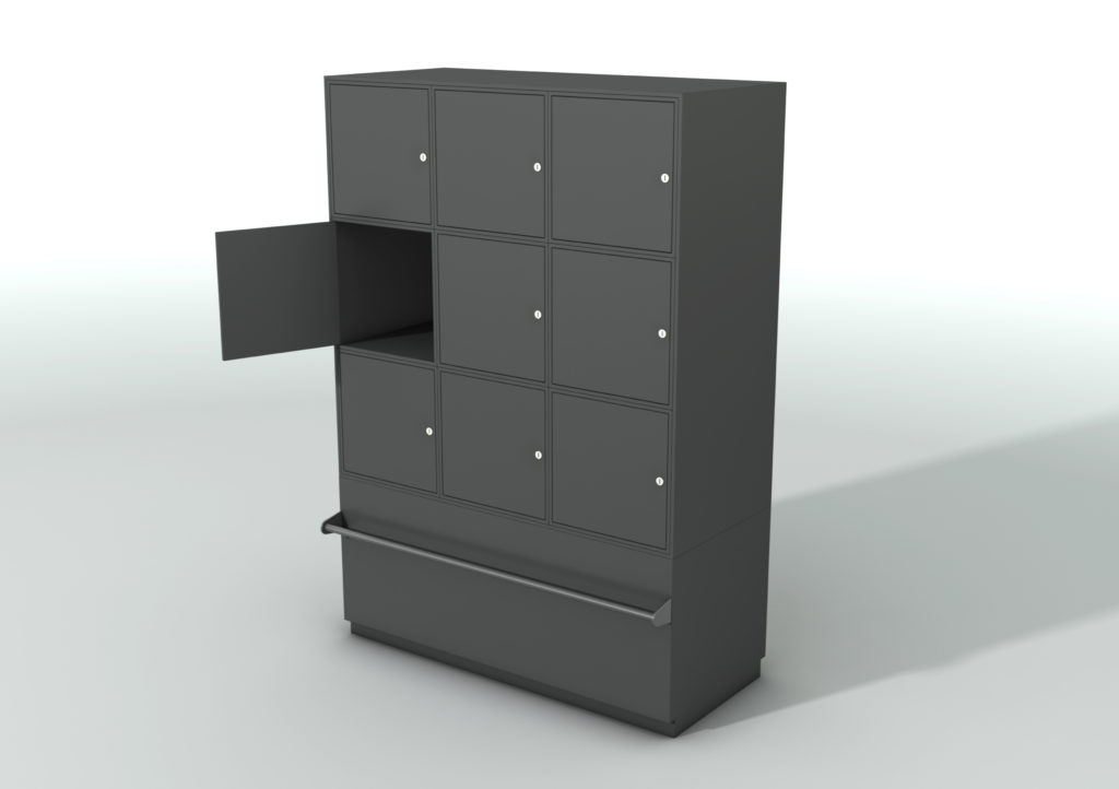 ᐅ Funktionskomponente: Schließfachschrank